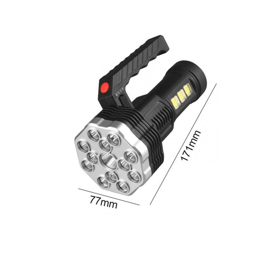 Linterna LED recargable13 led. Potente