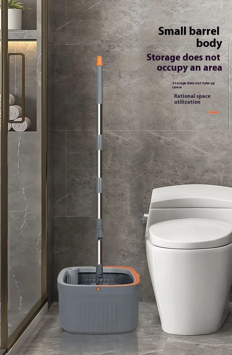 Mopa cuadrada giratoria con cubo de separación de aguas