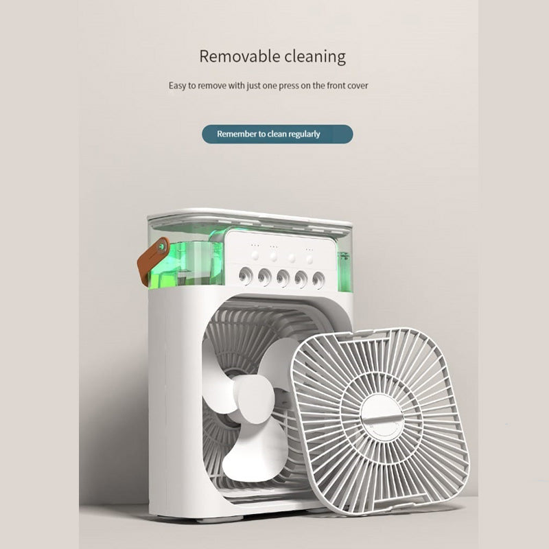 Ventilador al vapor de aire frío y luz RGB 600ml