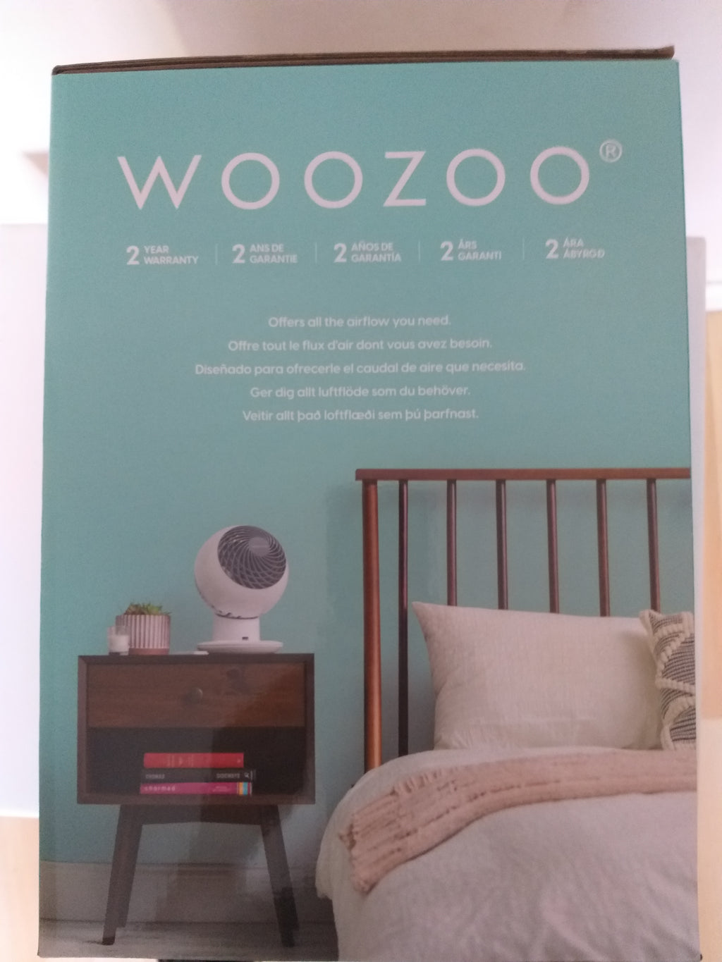 Ventilador circulador WOOZOO nuevo con mando – Muy silencioso