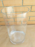 Jarrón grande de cristal transparente 35 cm alto – Diseño moderno elegante