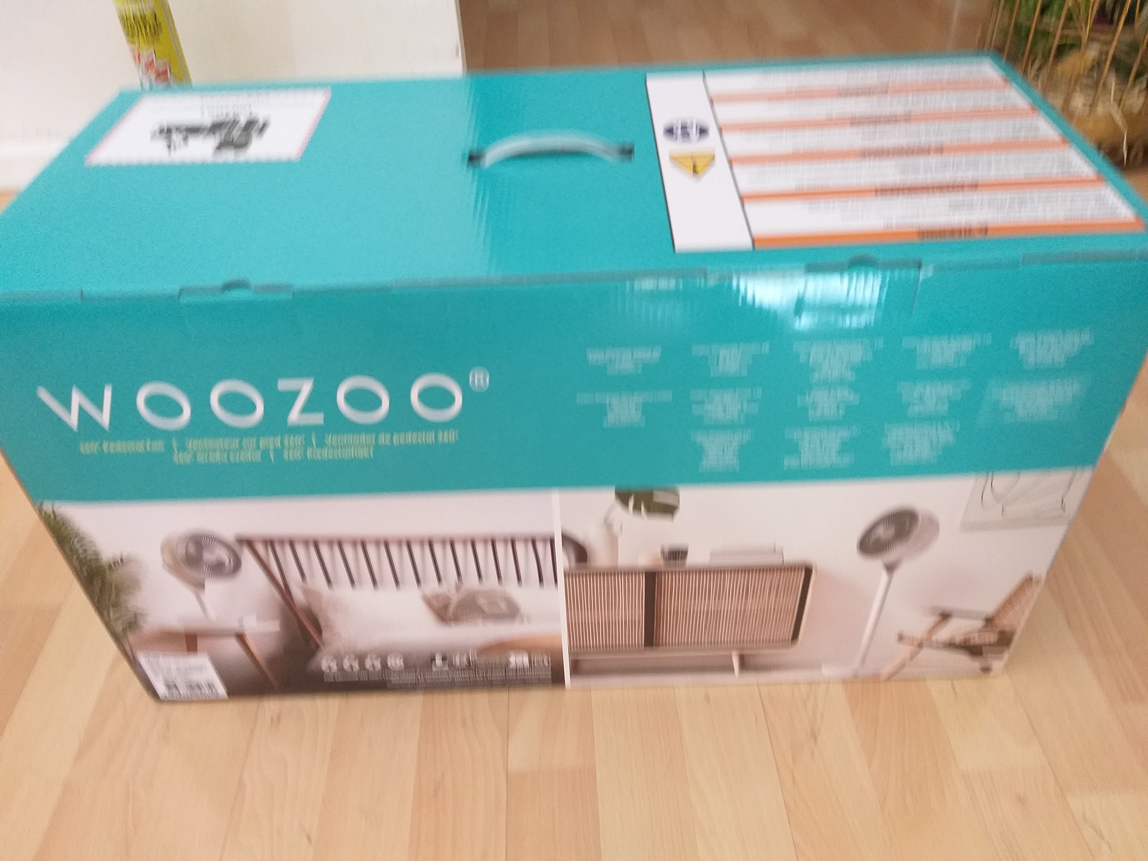 Ventilador Inteligente WOOZOO 360° regulable alturasy  con Mando a Distancia