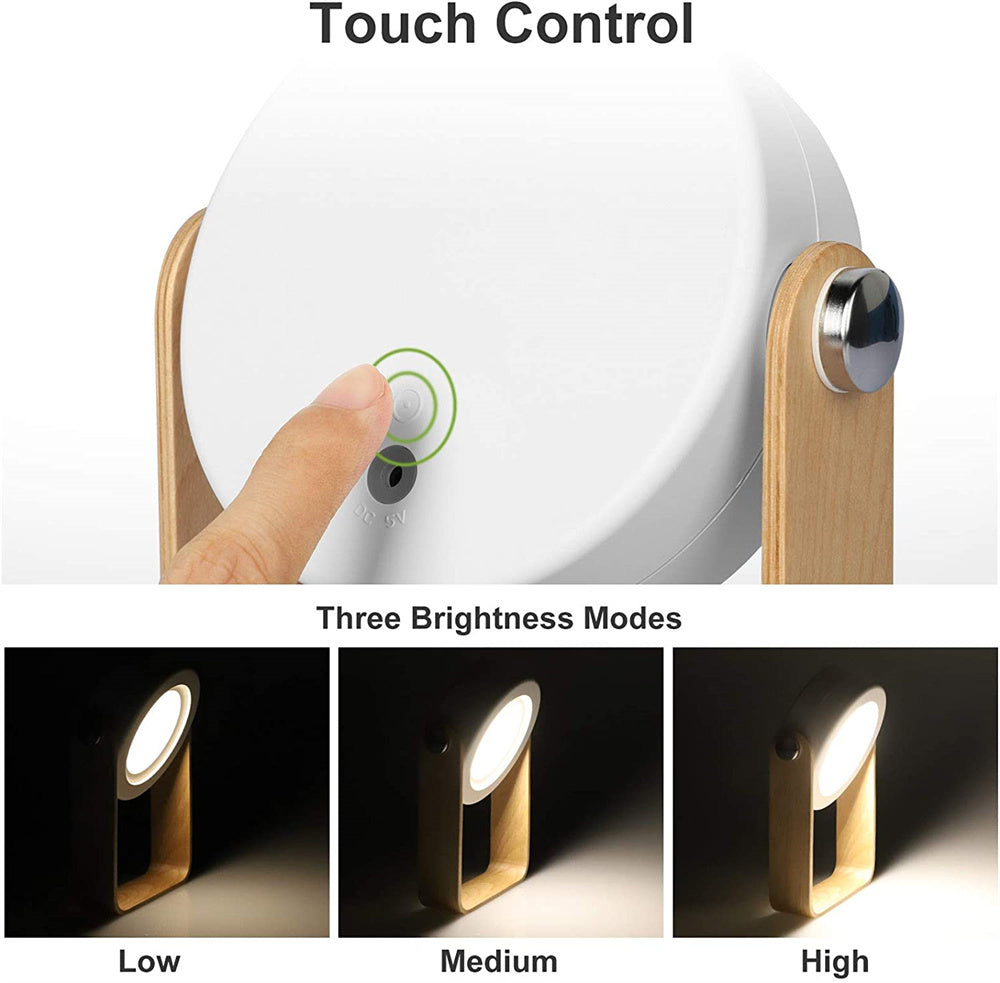 Luz plegable multifunción USB táctil Plegable