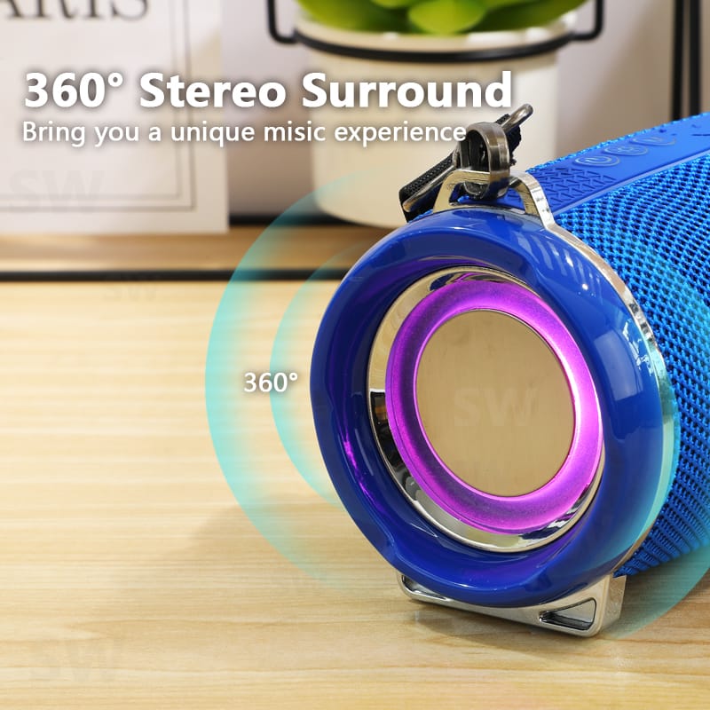 Altavoces Bluetooth 5.0 – Sonido Potente y Portabilidad