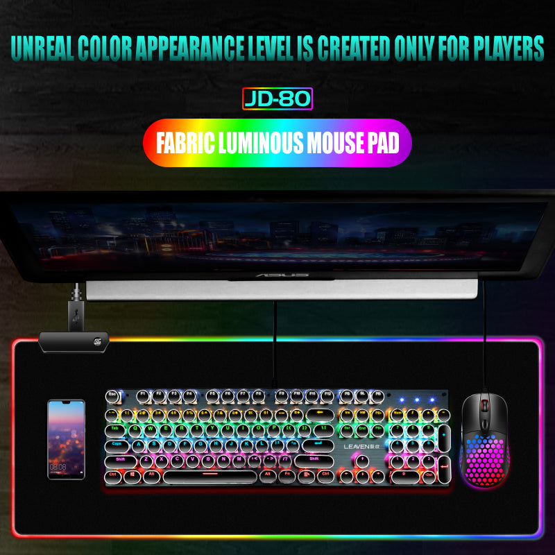 Alfombrilla de luz RGB