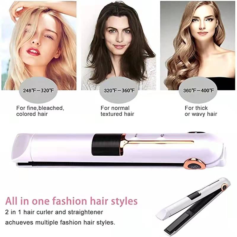 Plancha de pelo inalámbrica