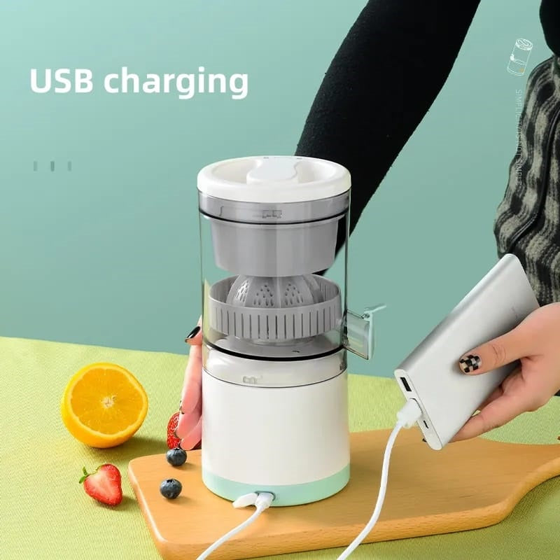 Exprimidor de naranjas automático portátil. Carga USB