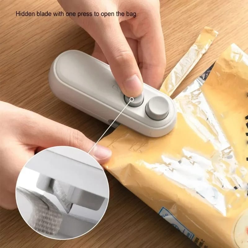 Mini sellador 2 en 1 recargable