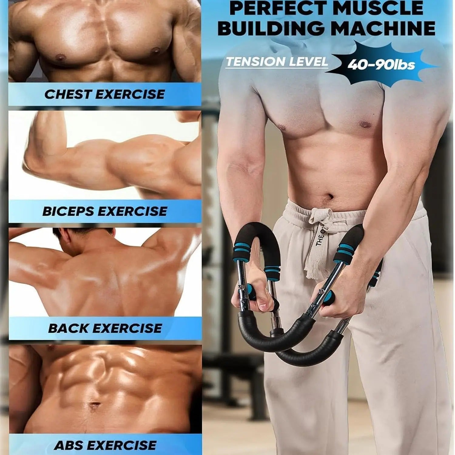 Entrenador de brazo en forma U