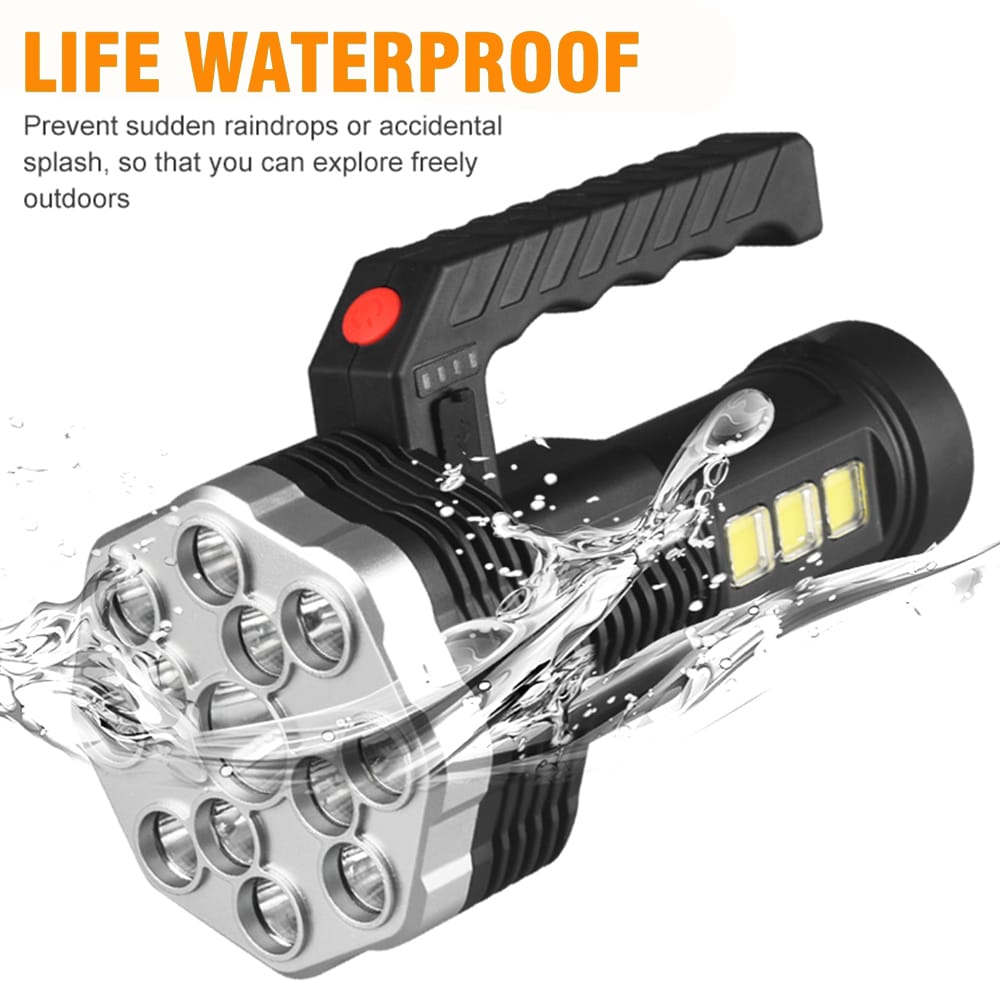 Linterna LED recargable13 led. Potente