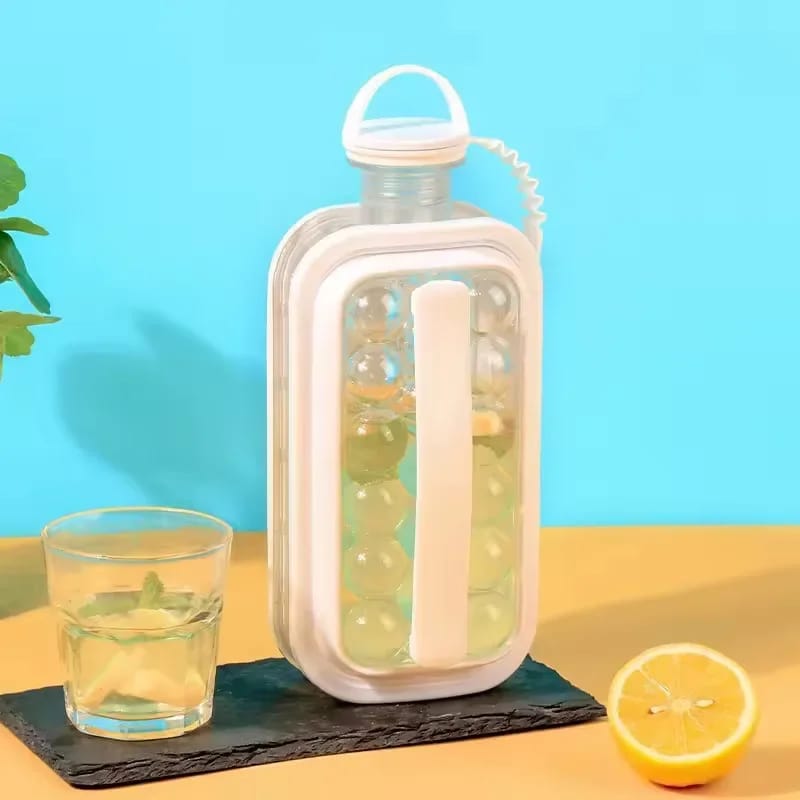 Cubitera en forma de botella portátil