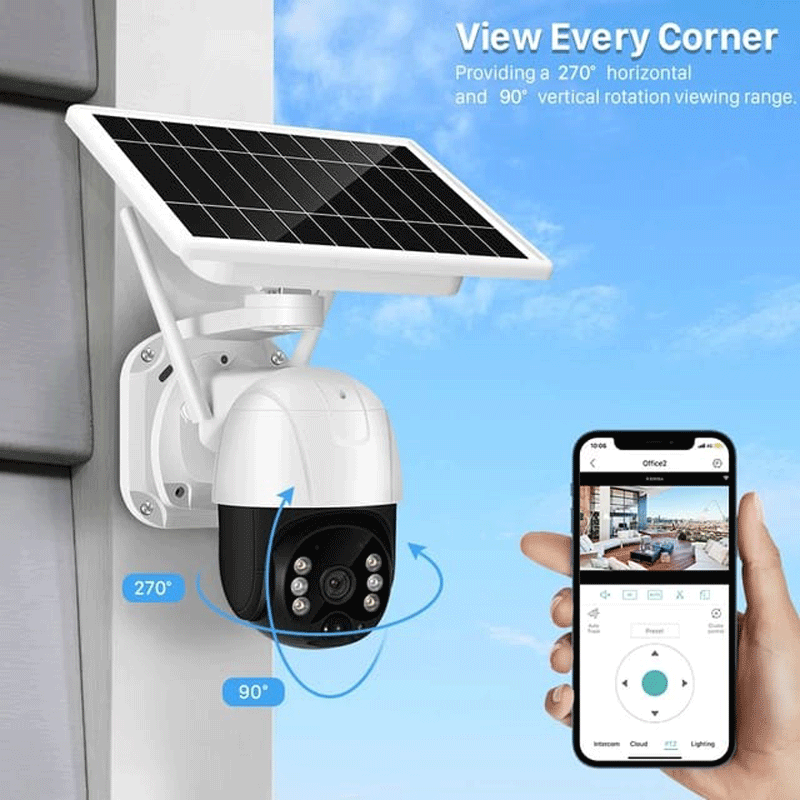 Camara vigilancia solar Wifi para exteriores