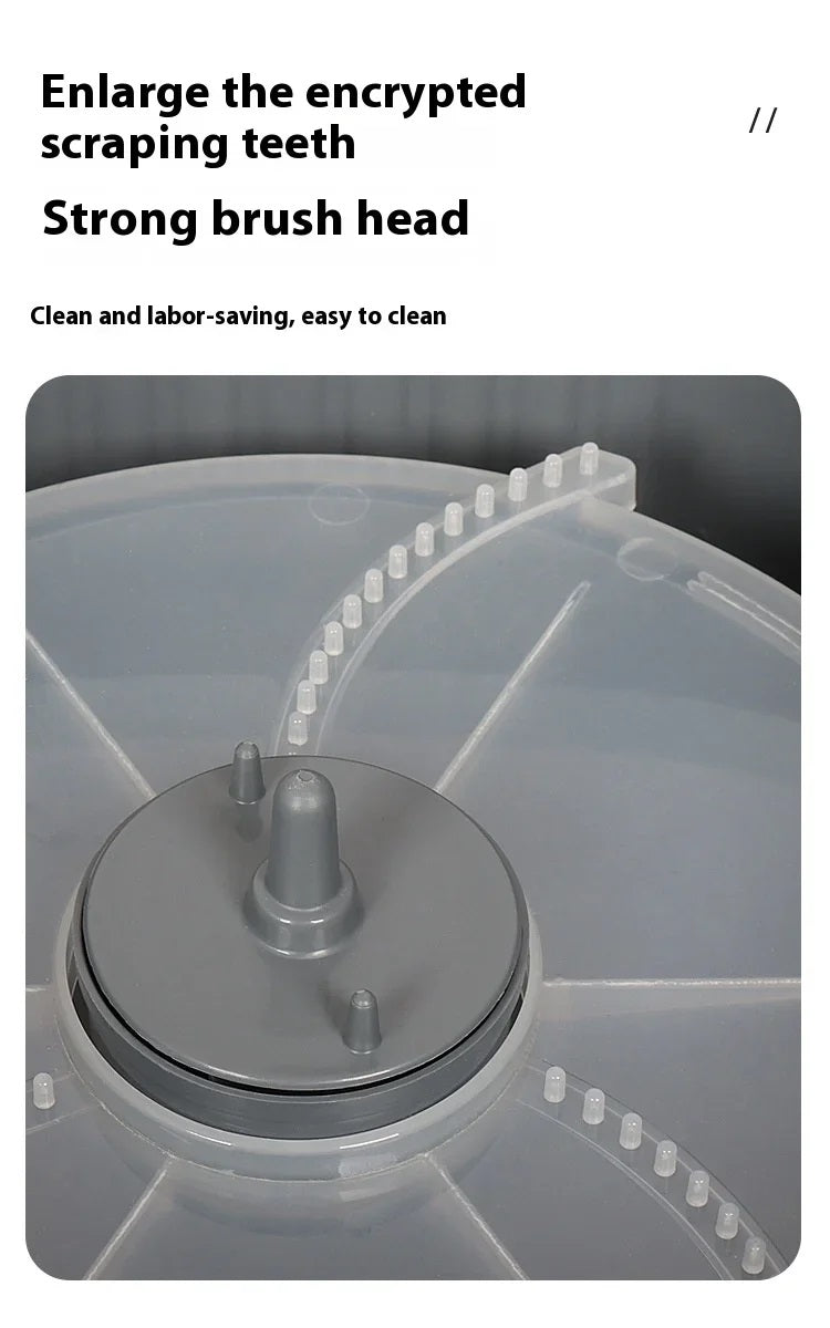 Mopa cuadrada giratoria con cubo de separación de aguas