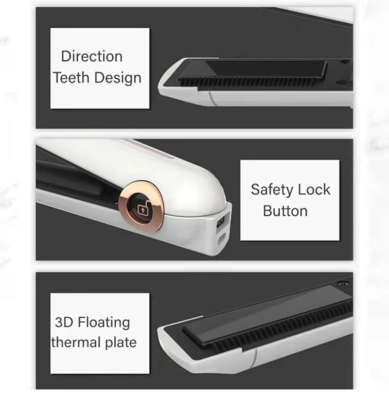 Plancha de pelo inalámbrica