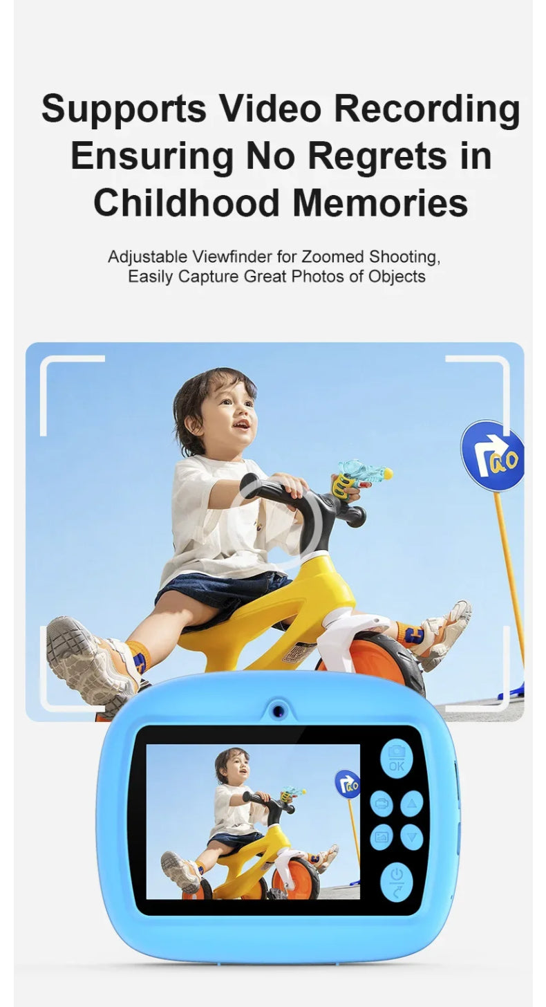 Cámara de fotos instantánea para niños
