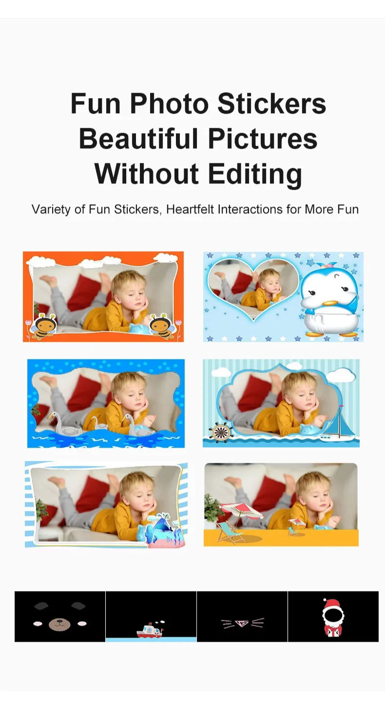 Cámara de fotos instantánea para niños