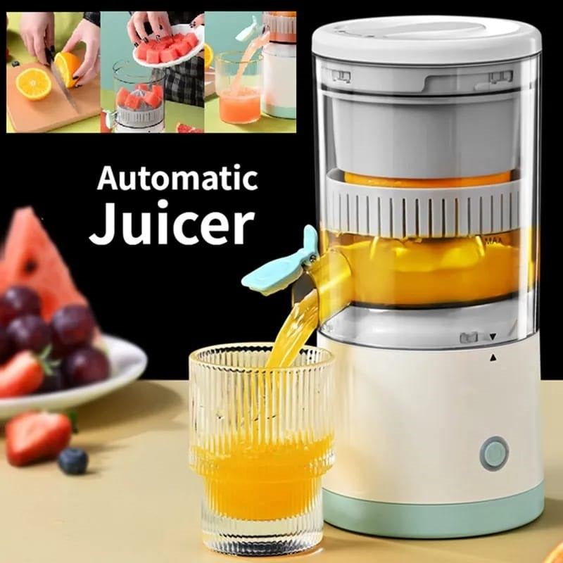 Exprimidor de naranjas automático portátil. Carga USB