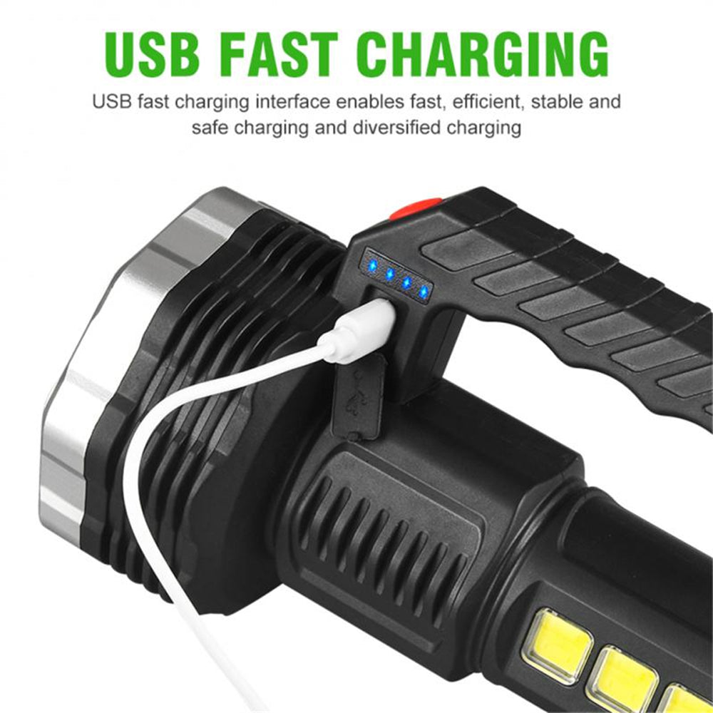 Linterna LED recargable13 led. Potente