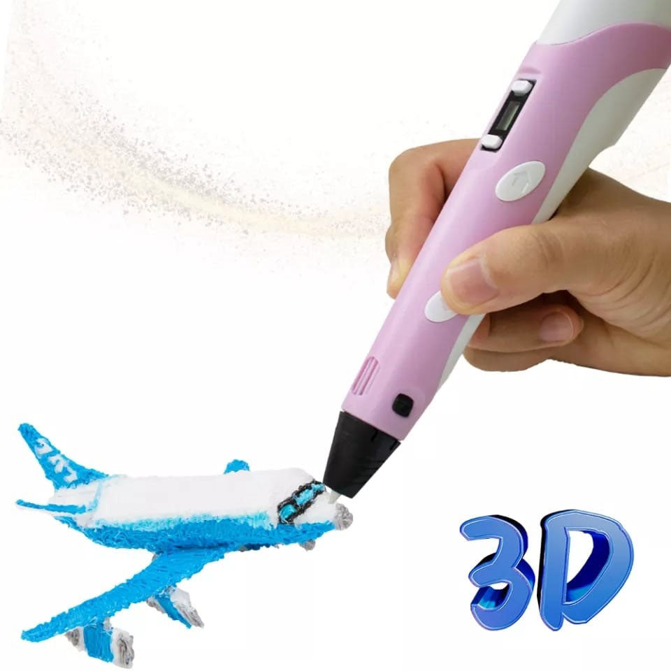 Bolígrafo 3D para niños con pantalla LED