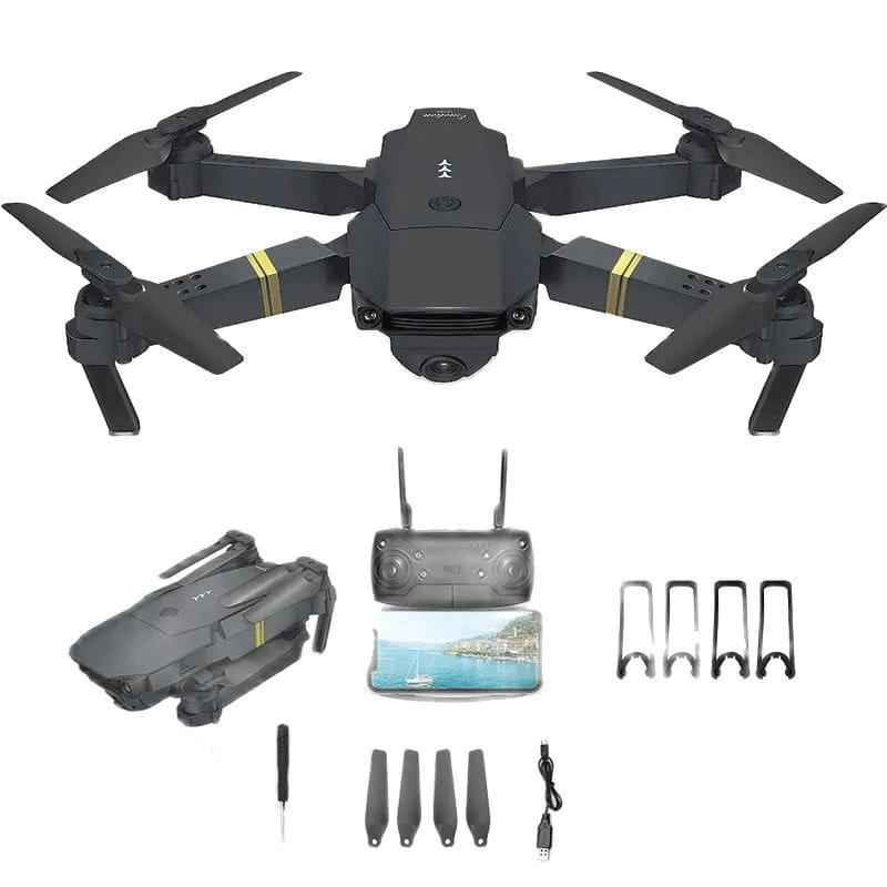 Dron con cámara de gran angular