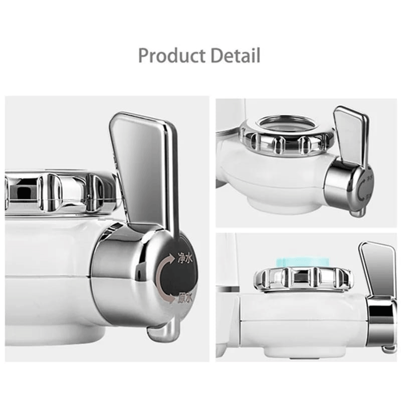 Purificador de agua para grifo.el filtro es lavable.