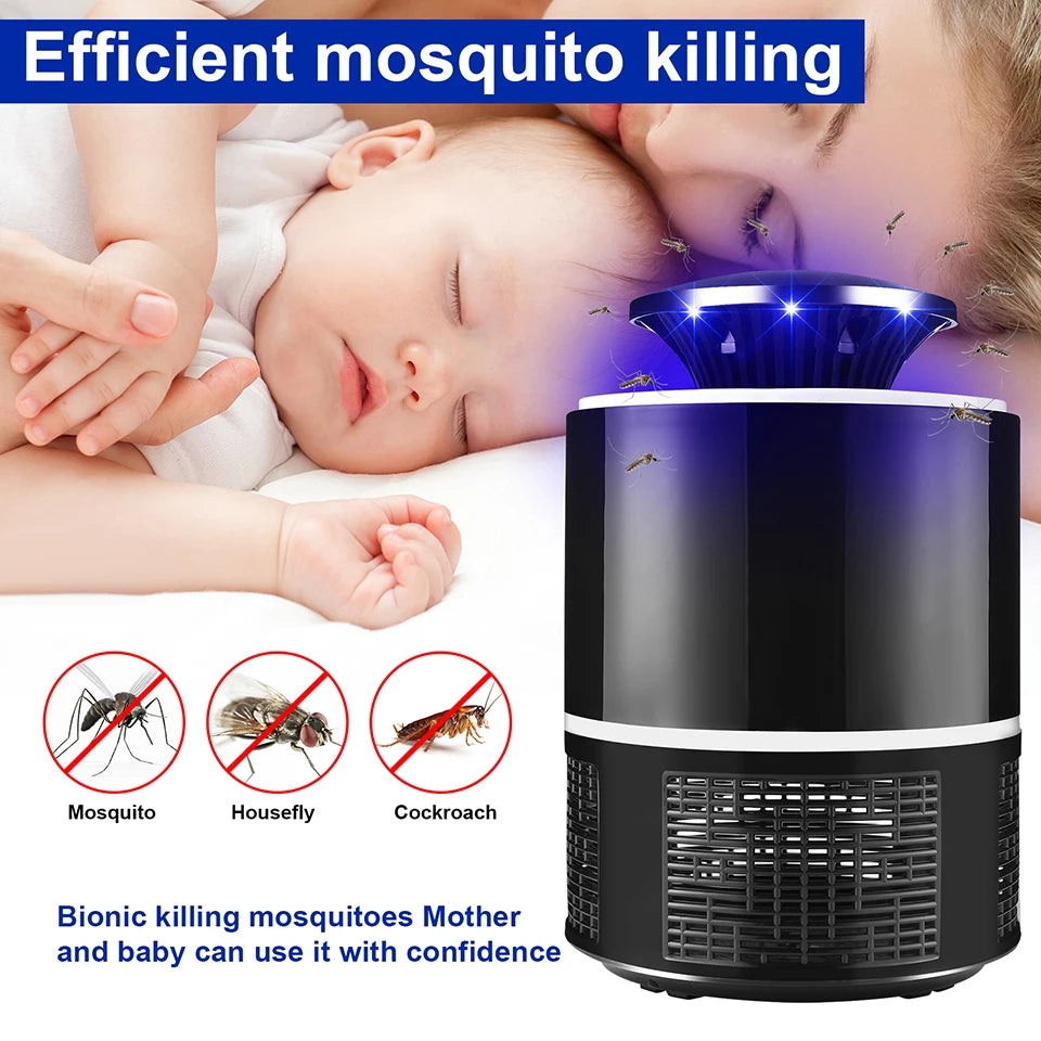 Lámpara mata mosquitos portátil