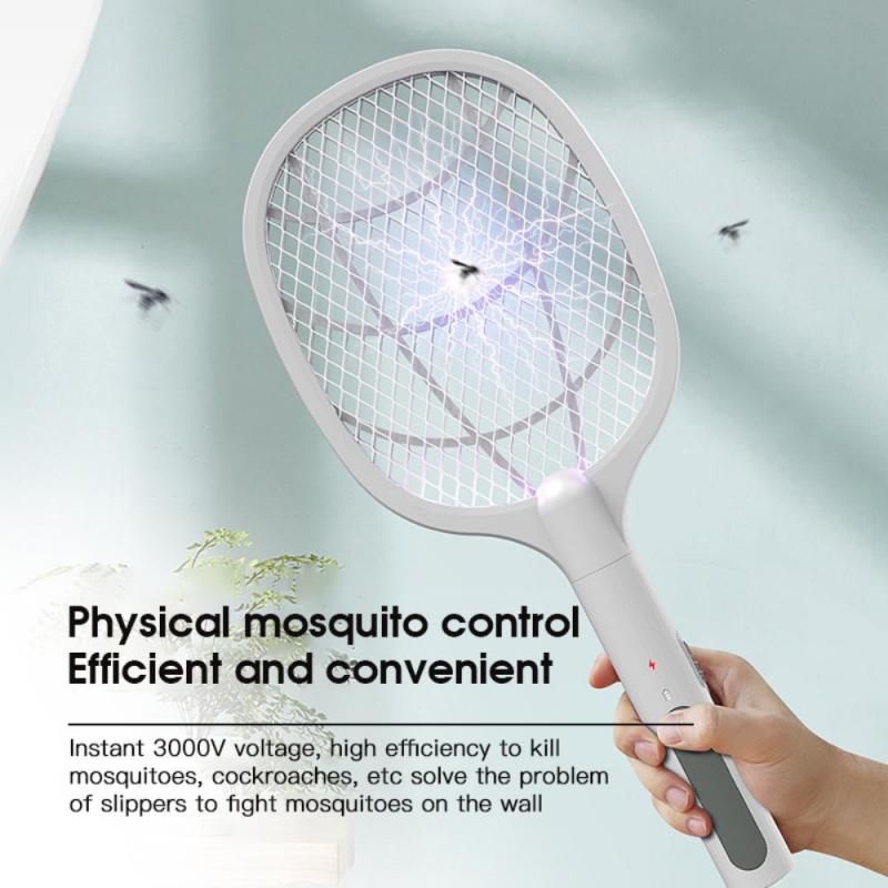 Raqueta matamosquitos eléctrica