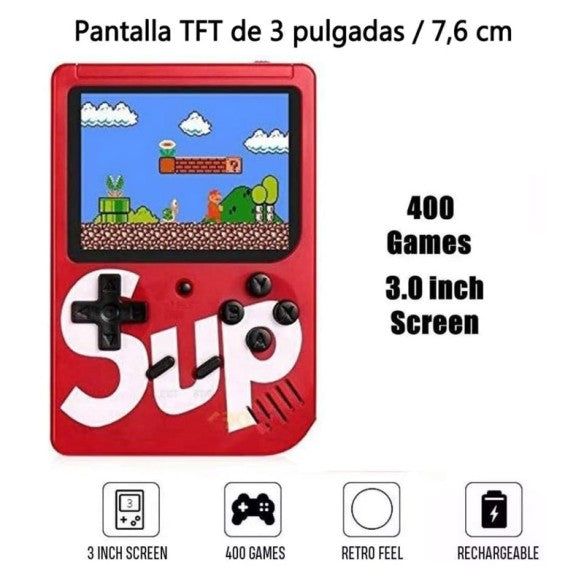 Consola de juegos clásicos portátil - 400 en 1