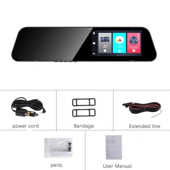 Espejo retrovisor para coche con cámara