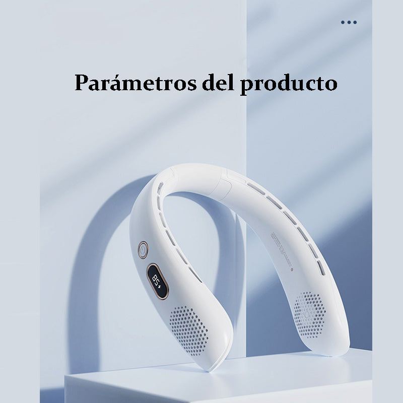 Ventilador de cuello con pantalla digital