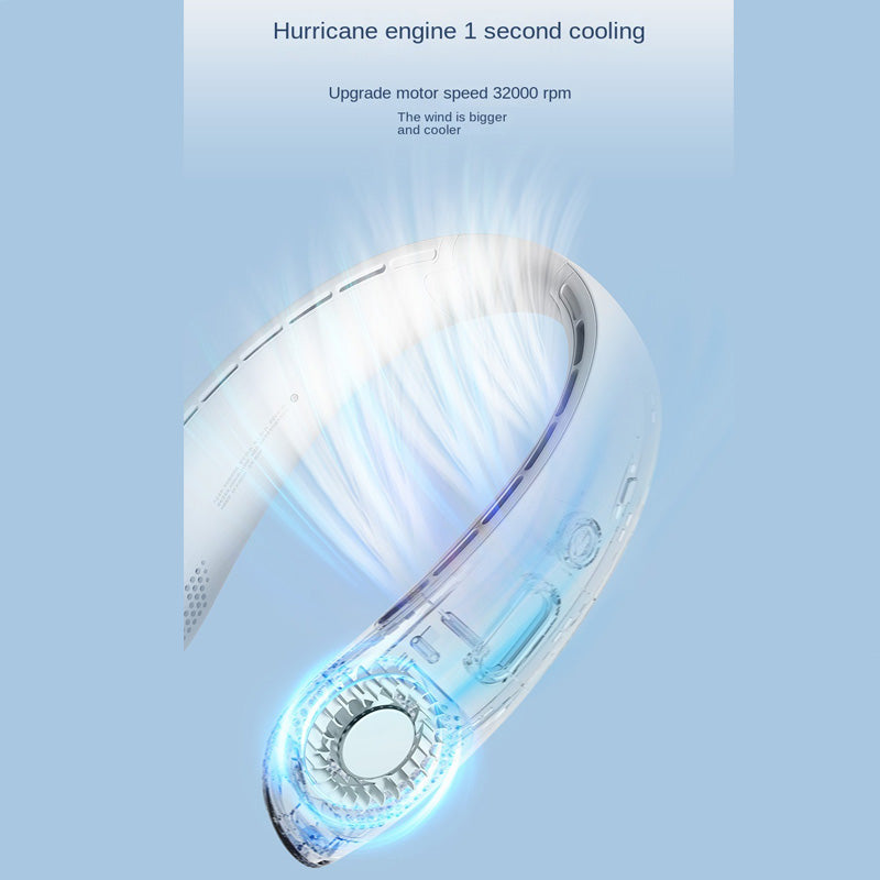 Ventilador de cuello con pantalla digital