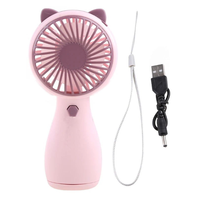 Mini Ventilador de mano con orejas
