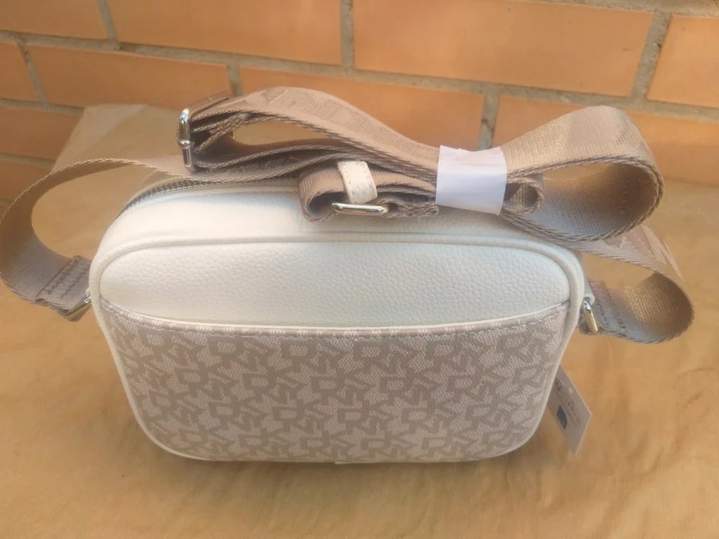Bolso bandolera DKNY original blanco/beige