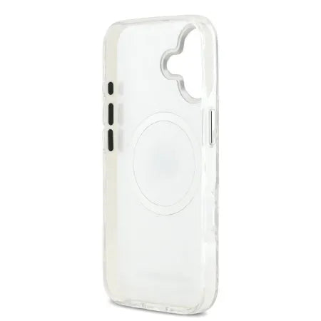 Funda Karl Lagerfeld para iPhone 17 - MagSafe - Gris - Karl Pattern & Avatar Logo