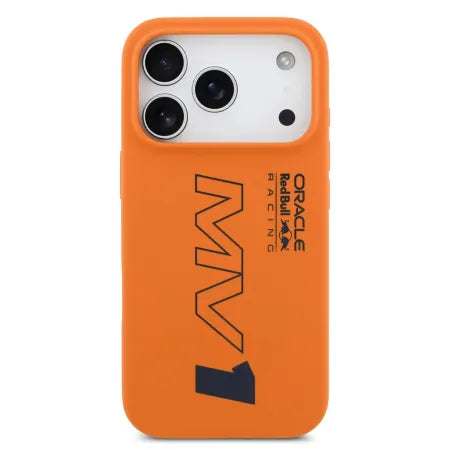 Funda Oracle Red Bull Racing para iPhone 17 Pro - Edición MV1 Max Verstappen - MagSafe - Naranja