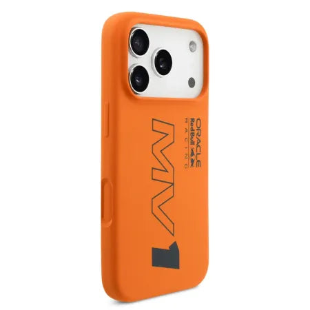 Funda Oracle Red Bull Racing para iPhone 17 Pro - Edición MV1 Max Verstappen - MagSafe - Naranja