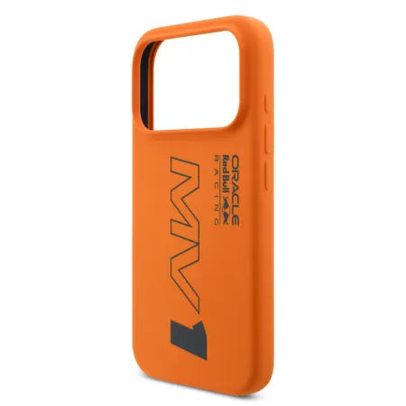 Funda Oracle Red Bull Racing para iPhone 17 Pro - Edición MV1 Max Verstappen - MagSafe - Naranja