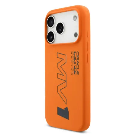 Funda Oracle Red Bull Racing para iPhone 17 Pro - Edición MV1 Max Verstappen - MagSafe - Naranja