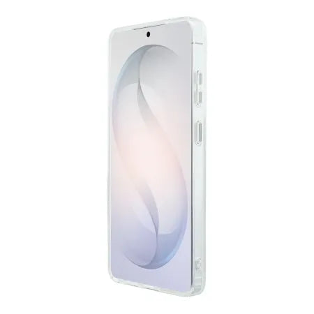 Funda Lacoste Premium para Samsung Galaxy S26 Ultra – Transparente Mate con Borde Dorado y MagSafe