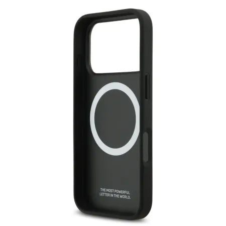 Funda Premium BMW para iPhone 17 Pro Max con MagSafe de Kevlar y Logotipos Metálicos – Negro