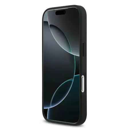Funda Premium BMW para iPhone 17 Pro Max con MagSafe de Kevlar y Logotipos Metálicos – Negro