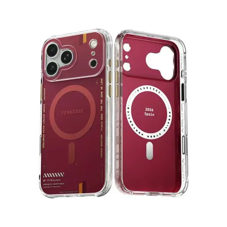 Funda Premium PEAKZOOC Edición Limitada España 2026 | Híbrida TPU+PC con MagSafe para iPhone