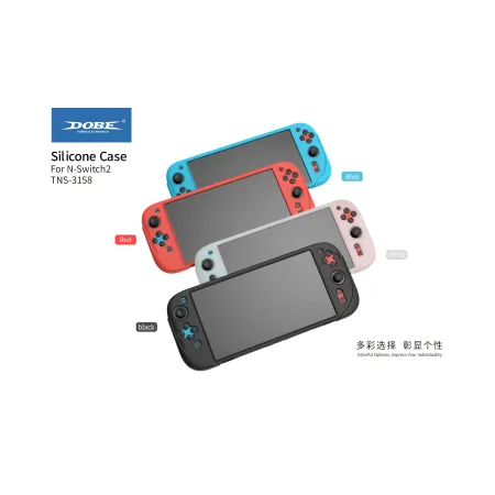 Funda Protectora de Silicona para Nintendo Switch 2– Diseño Antideslizante y Ajuste Perfecto