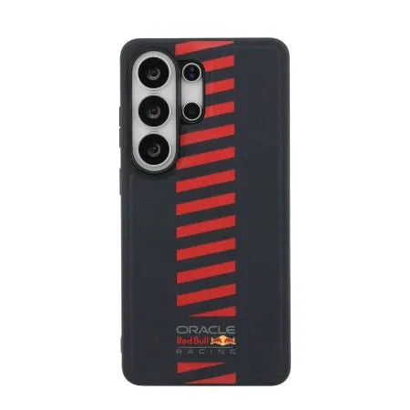 Funda Premium Oracle Red Bull Racing para Samsung Galaxy S26 Ultra - MagSafe - Cuero PU Perforado - Azul Navy