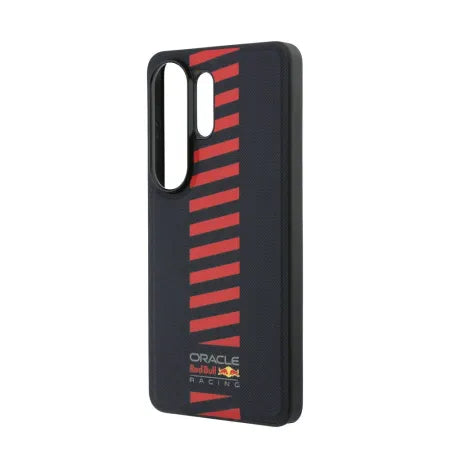 Funda Premium Oracle Red Bull Racing para Samsung Galaxy S26 Ultra - MagSafe - Cuero PU Perforado - Azul Navy