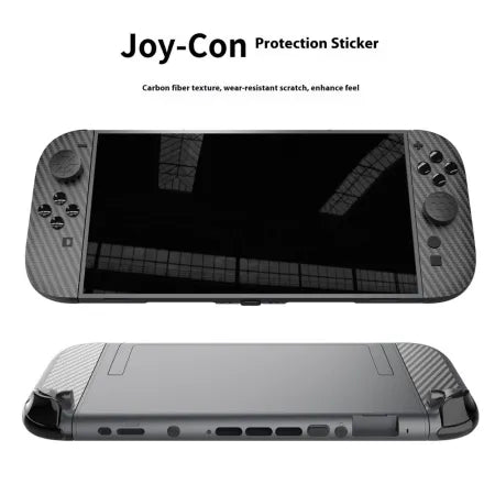 Kit de Protectores de Fibra de Carbono para Nintendo Switch 2 con Tapones y Stick Caps – REF: GP-370