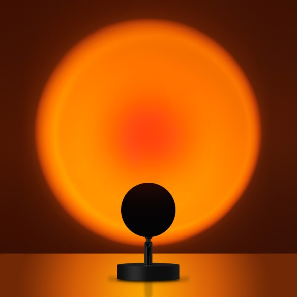Lampara luz cálida de atardecer. Sunset Lamp