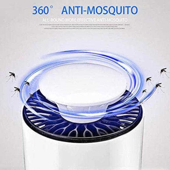 Lámpara mata mosquitos interior exterior. Portatil USB