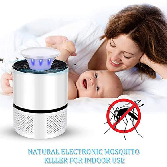 Lámpara mata mosquitos interior exterior. Portatil USB