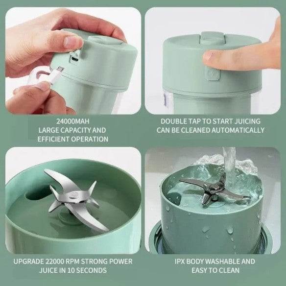 Licuadora con pajita portatil USB